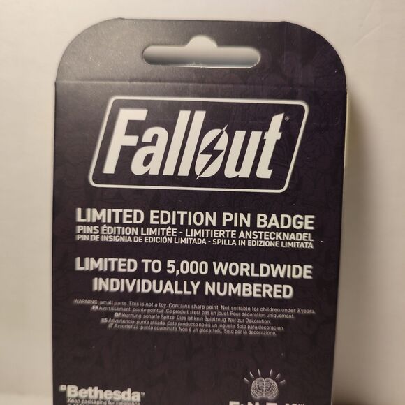 Fallout Vault Boy Enamel Pin Limited Edition Official Bethesda Collectible Badge - Picture 3 of 3